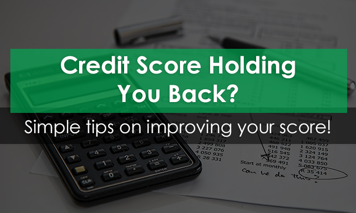 Credit Score Holding You Back?